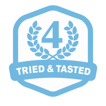 Rank 4 tried and tested badge